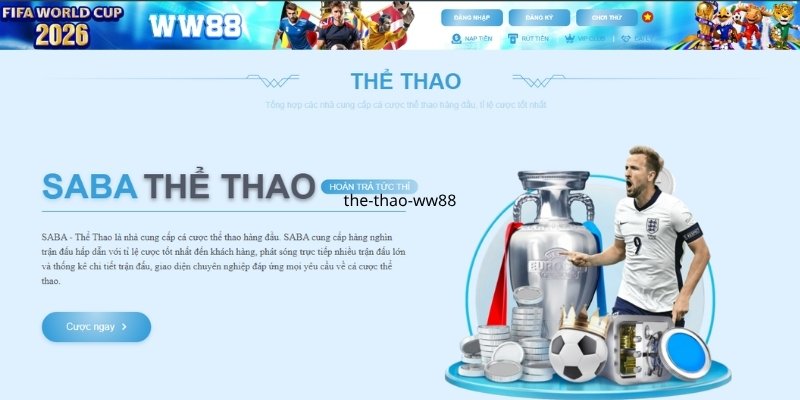 Thể Thao WW88 – Sảnh Cá Độ Bóng Đá Uy Tín & Kèo Nhà Cái Tỷ Lệ Cao