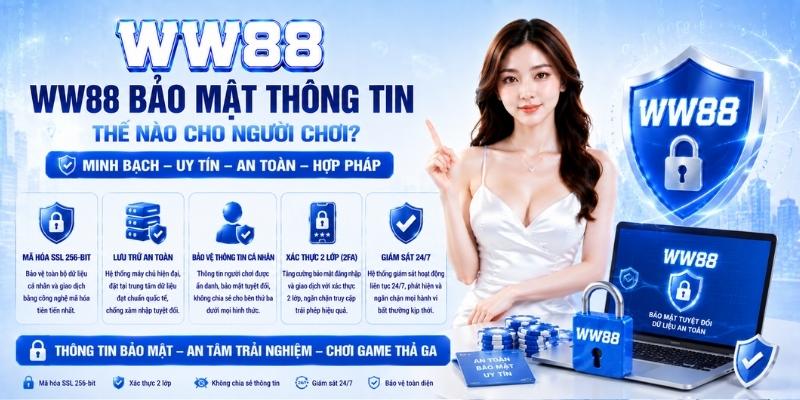 WW88 Bảo Mật Thông Tin Thế Nào? 5 Lớp Bảo Vệ Dữ Liệu Tuyệt Đối